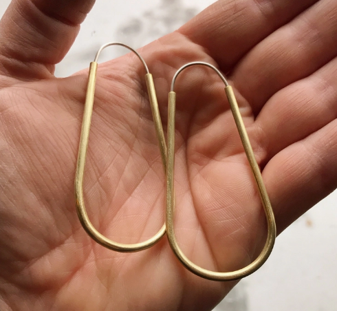 Chic Brass Hoop Earring Collection