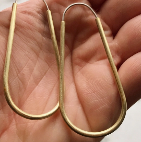 Chic Brass Hoop Earring Collection