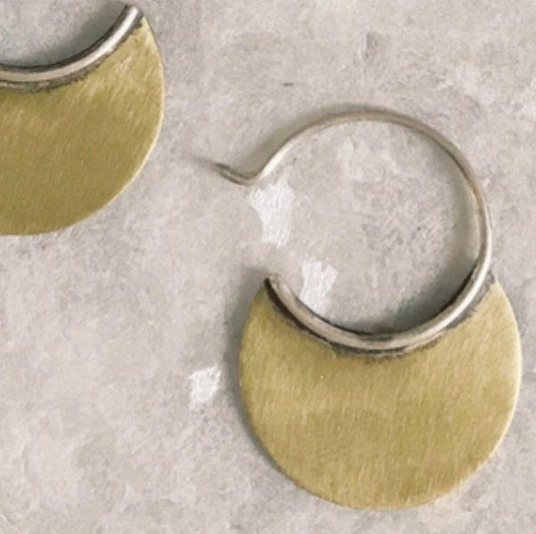 Chic Brass Hoop Earring Collection