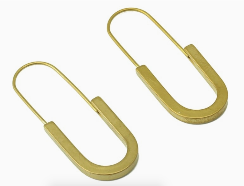 Chic Brass Hoop Earring Collection