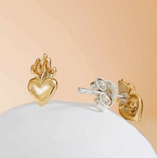 Loving Heart Studs Collection