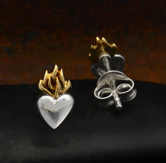 Loving Heart Studs Collection