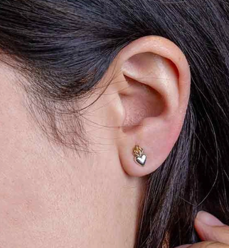 Loving Heart Studs Collection