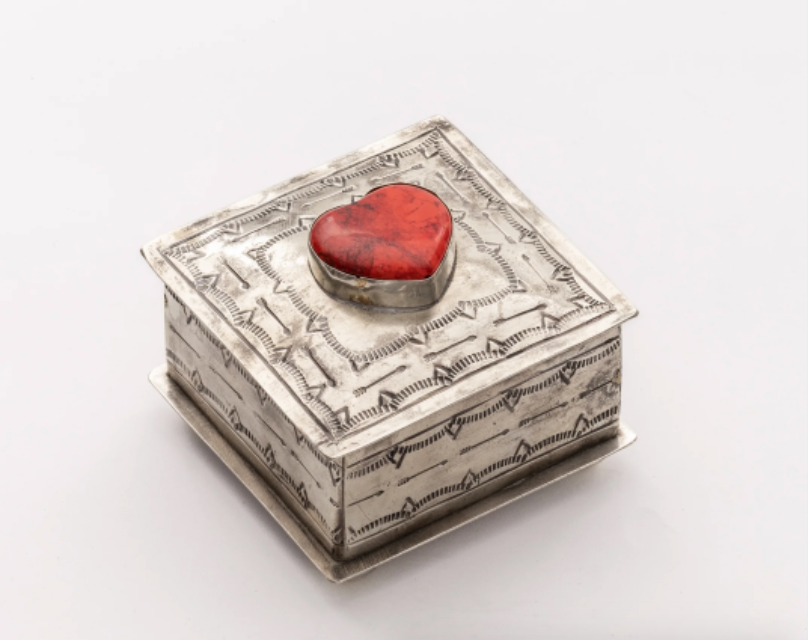 Rustic Silver Stamped Box Collection