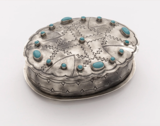 Rustic Silver Stamped Box Collection