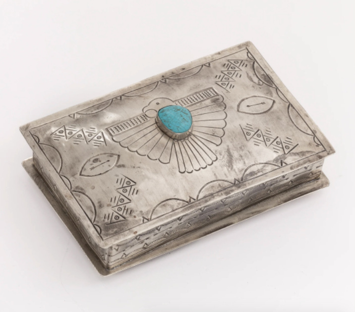 Rustic Silver Stamped Box Collection