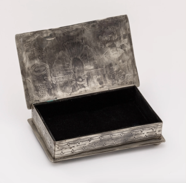 Rustic Silver Stamped Box Collection