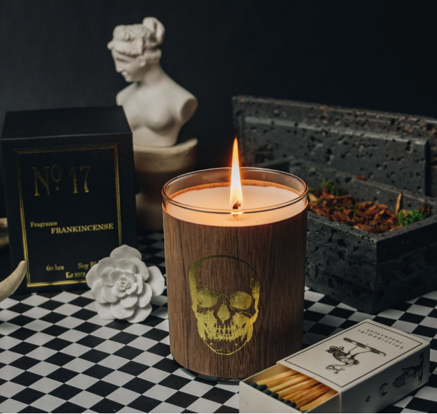 Wood Printed Vessel Candles