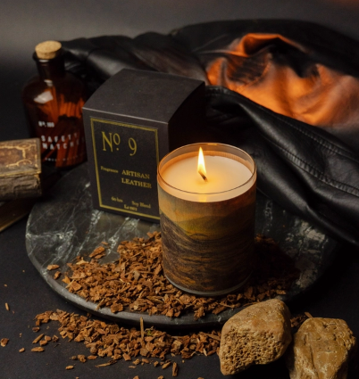 Wood Printed Vessel Candles