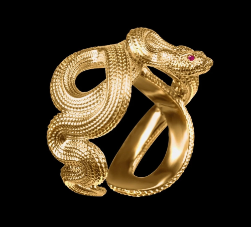 Nature Artist Snake Ring Collection