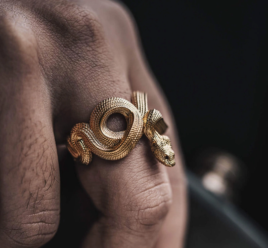 Nature Artist Snake Ring Collection