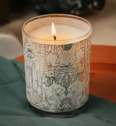 Wood Printed Vessel Candles