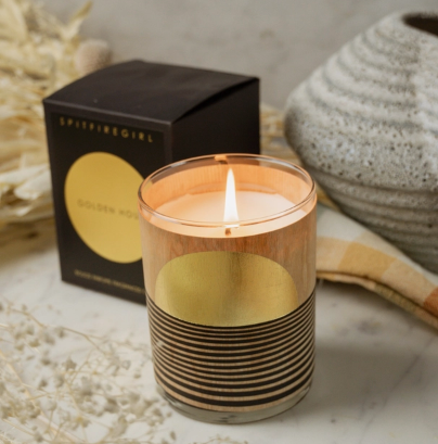 Wood Printed Vessel Candles