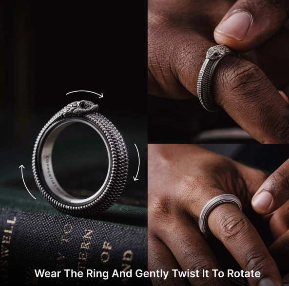 Nature Artist Snake Ring Collection