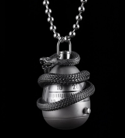 Snake Egg Watch and Pendant