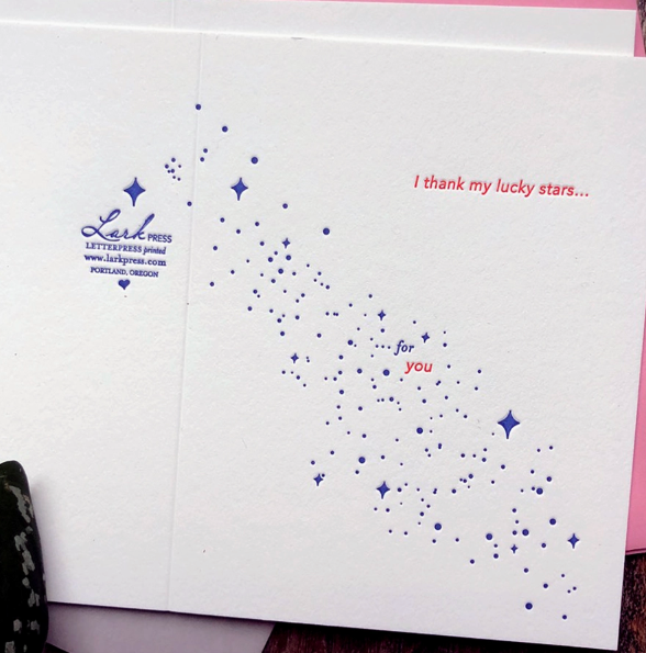 Letter Pressed | Sentiment Cards