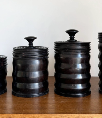 Ebony Wood Vessel Collection