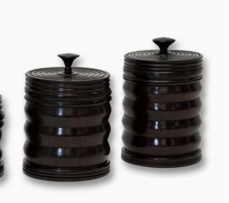 Ebony Wood Vessel Collection