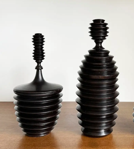 Ebony Wood Vessel Collection