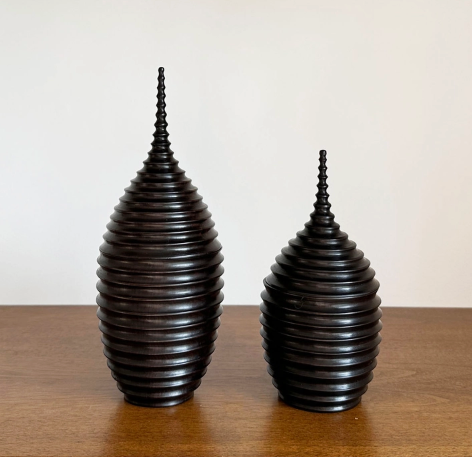 Ebony Wood Vessel Collection
