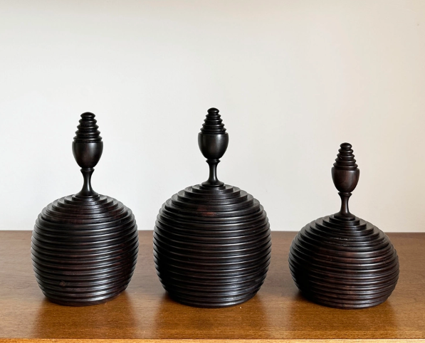 Ebony Wood Vessel Collection
