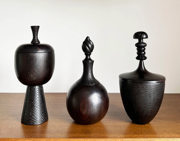 Ebony Wood Vessel Collection