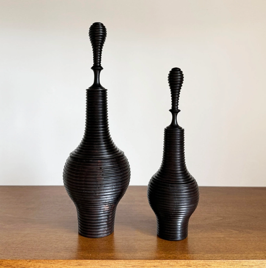 Ebony Wood Vessel Collection