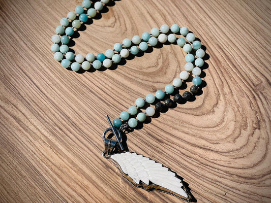 Angel Wing Mala Necklaces