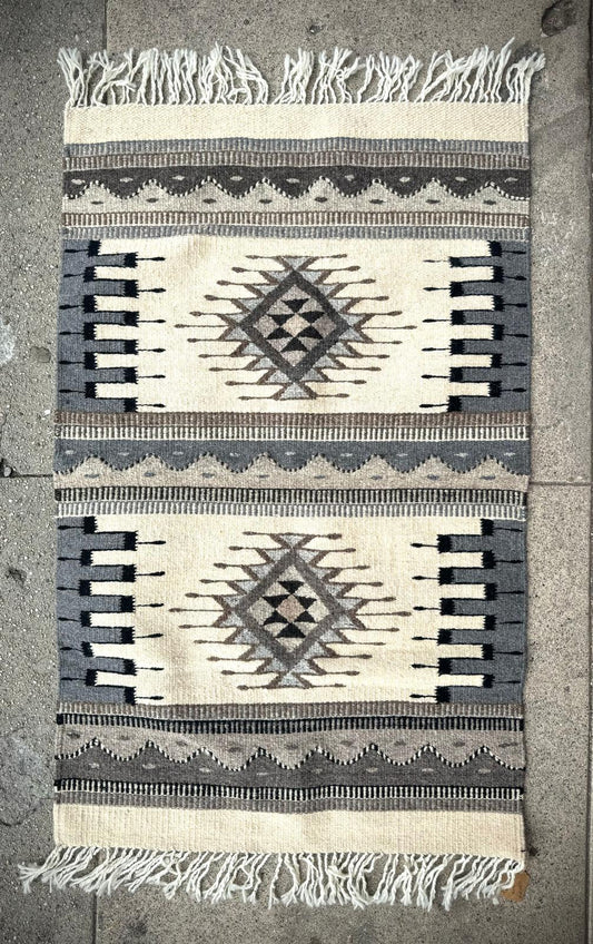 Handwoven Mexican Bedside Carpets