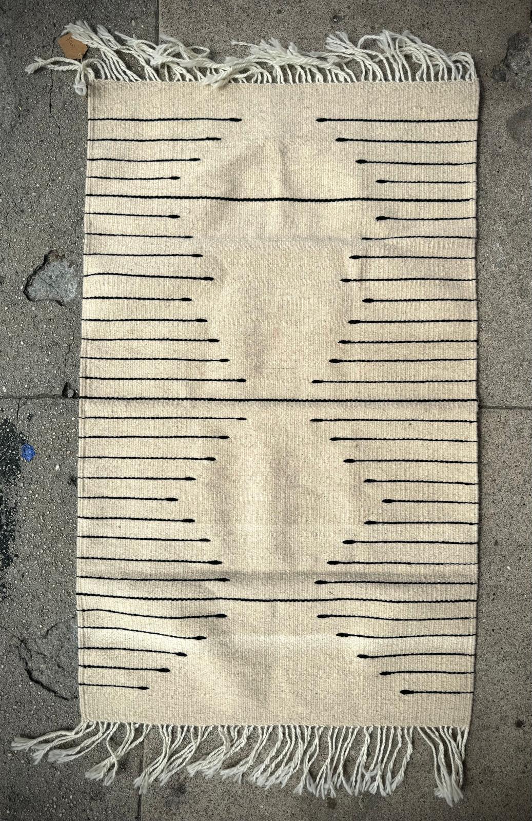 Handwoven Mexican Bedside Carpets