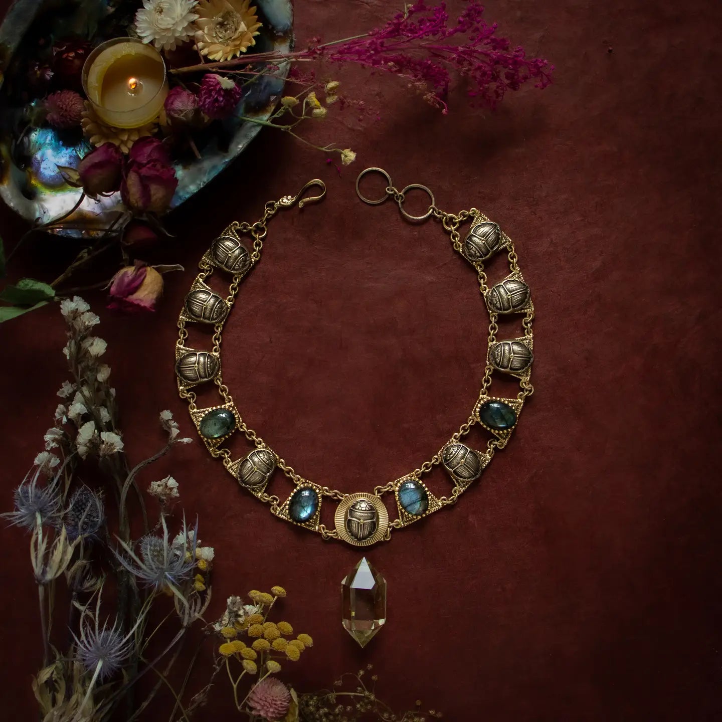 Sacred Scarab Collar