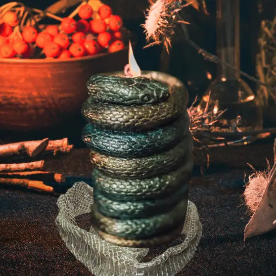 Serpent Ritual Candle For Shedding & Rebirth