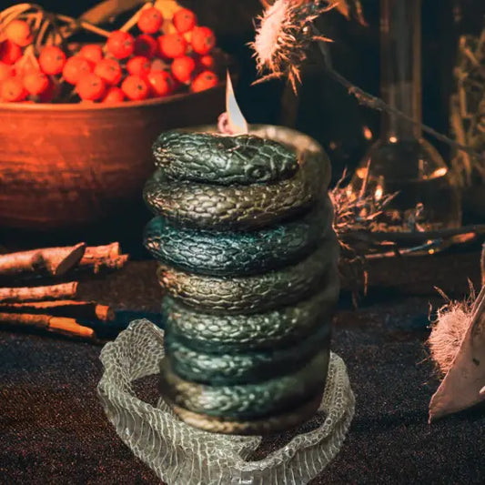 Serpent Ritual Candle For Shedding & Rebirth