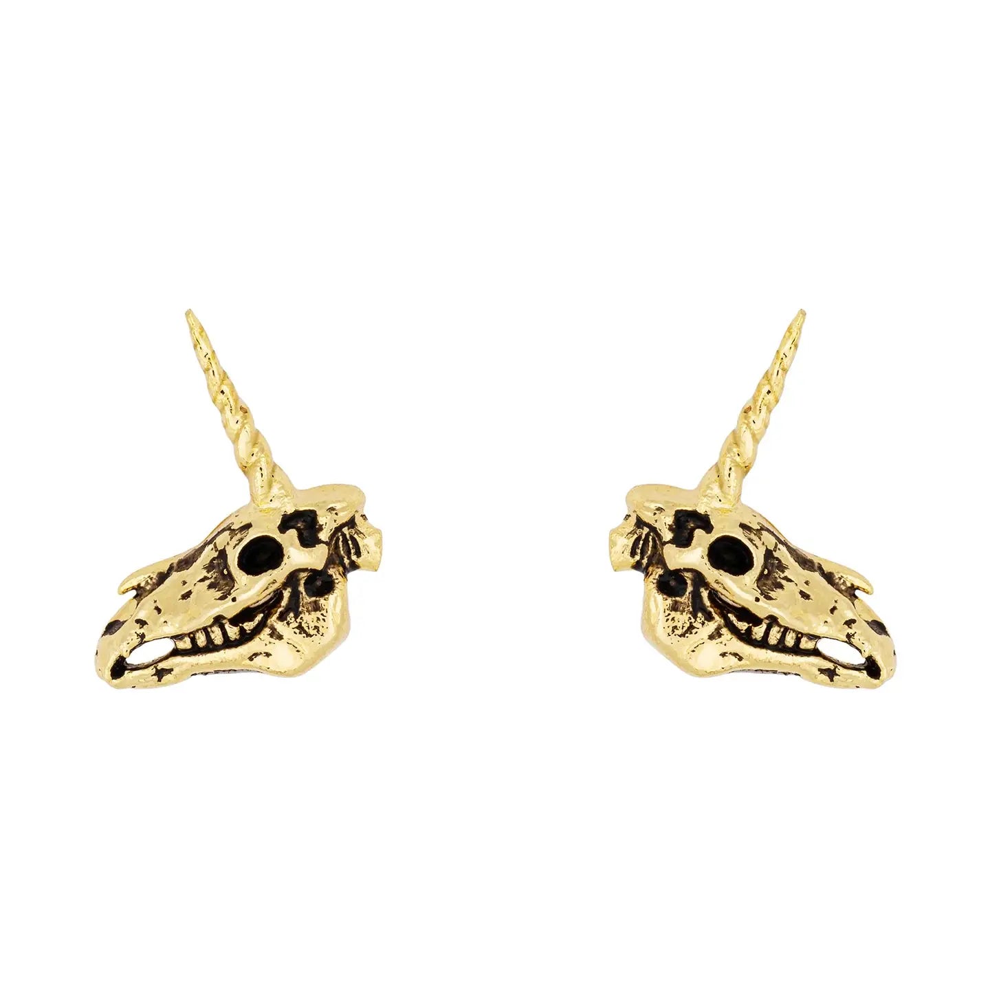 Unicorn Skull Studs