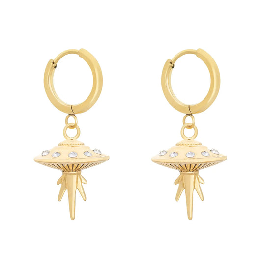 Starship UFO Earrings