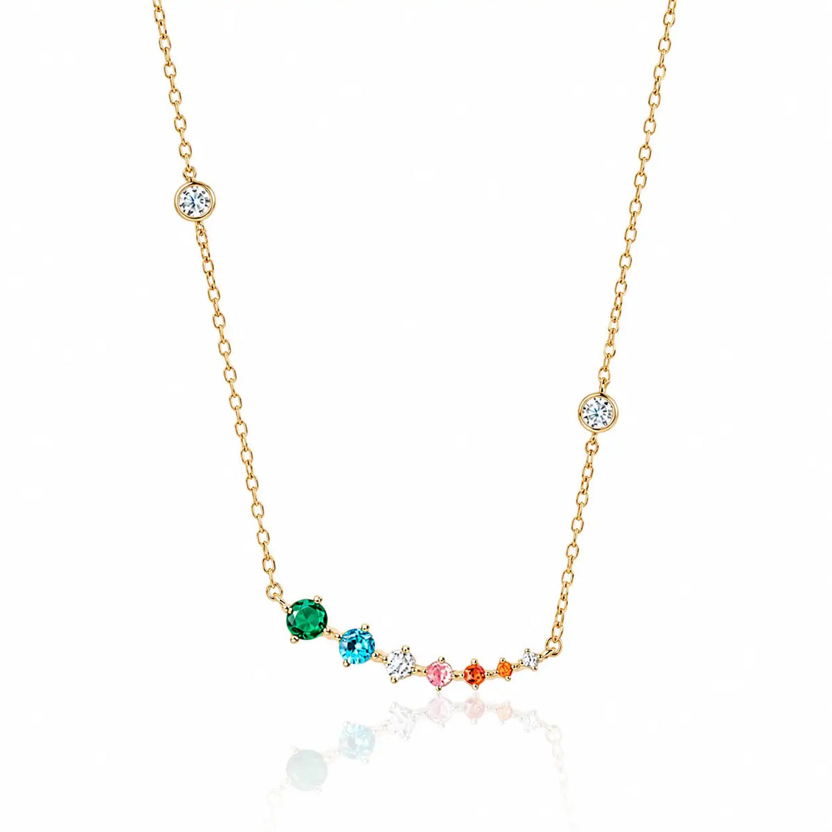 Celestial Arc Strand Necklace