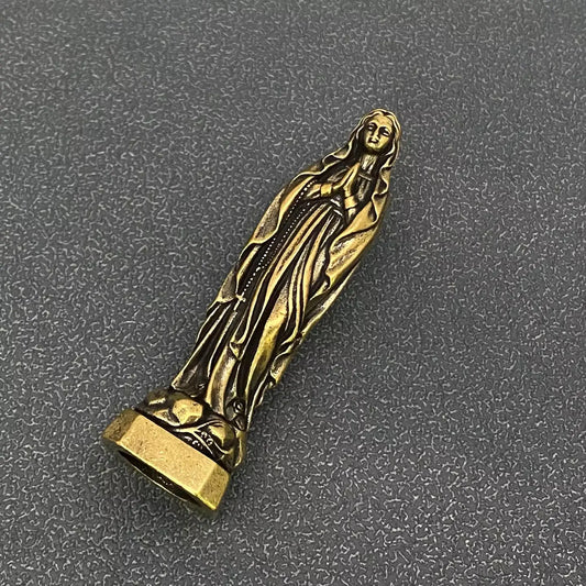 Small Brass Virgin Mary
