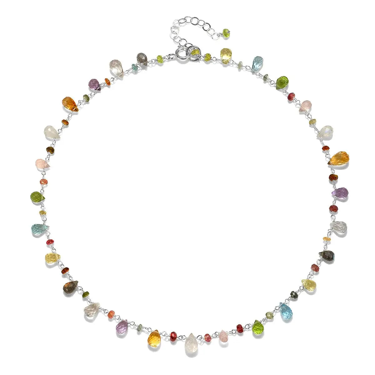 Wildflower Gemstone Necklace