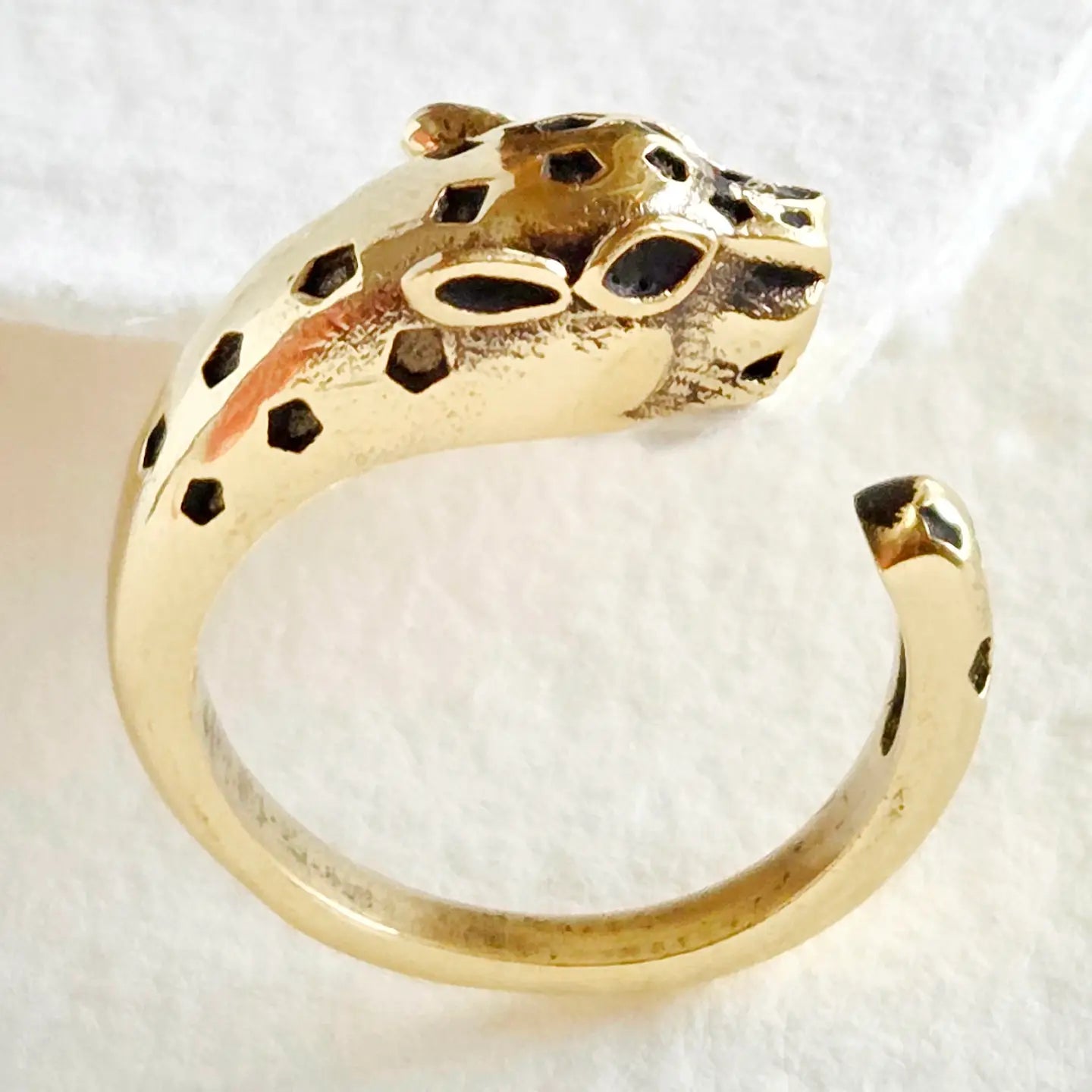 Brass Jaguar  Ring Jewelry
