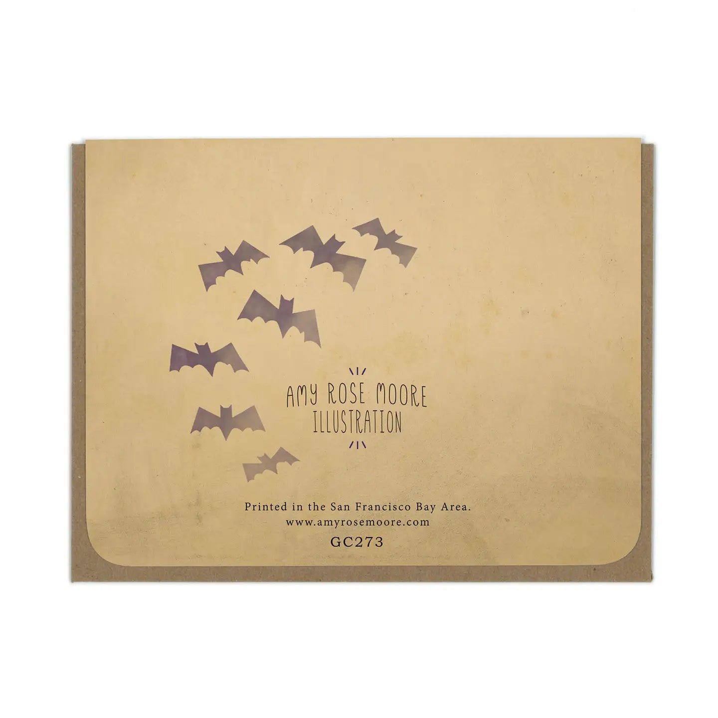 Tiny Bat Cat - Blank Card