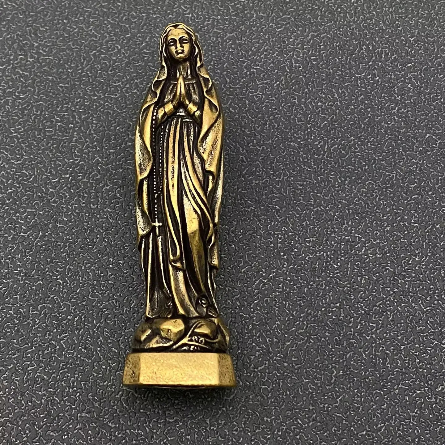 Small Brass Virgin Mary
