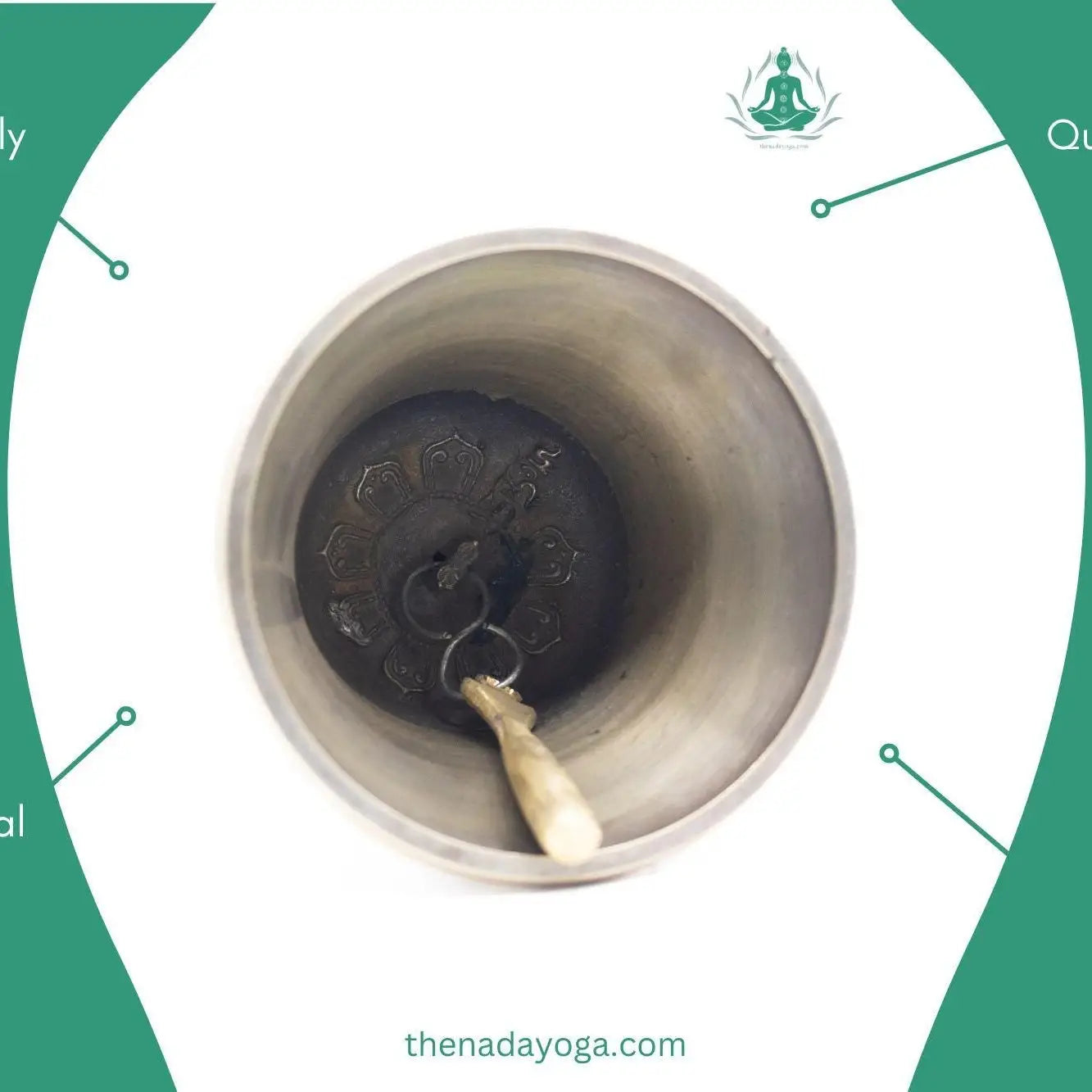 Handmade Tibetan Black Bell - Meditation, Sound Healing & Ceremonies