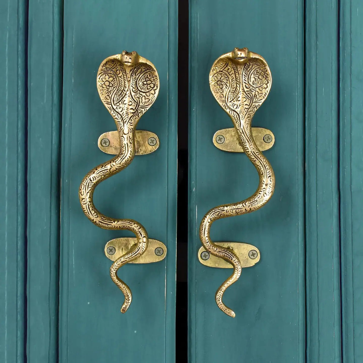 Brass Cobra Snake, and Jaguar Handle Collection