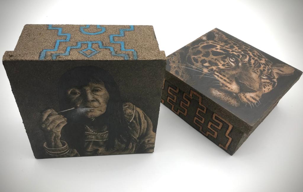 Rare Pencil Drawings | Shipibo Box Collection