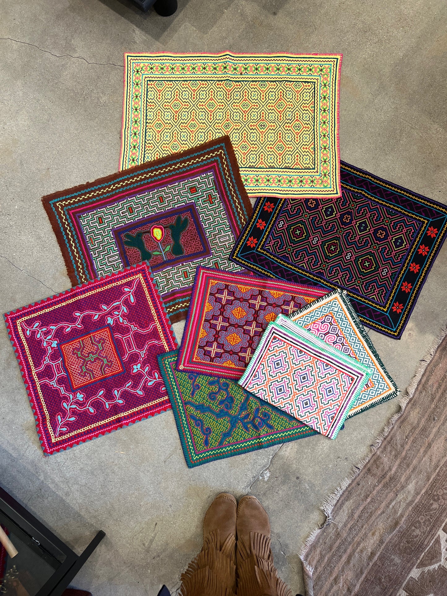 Shipibo Textiles | Embroidered Altar Cloth Collection