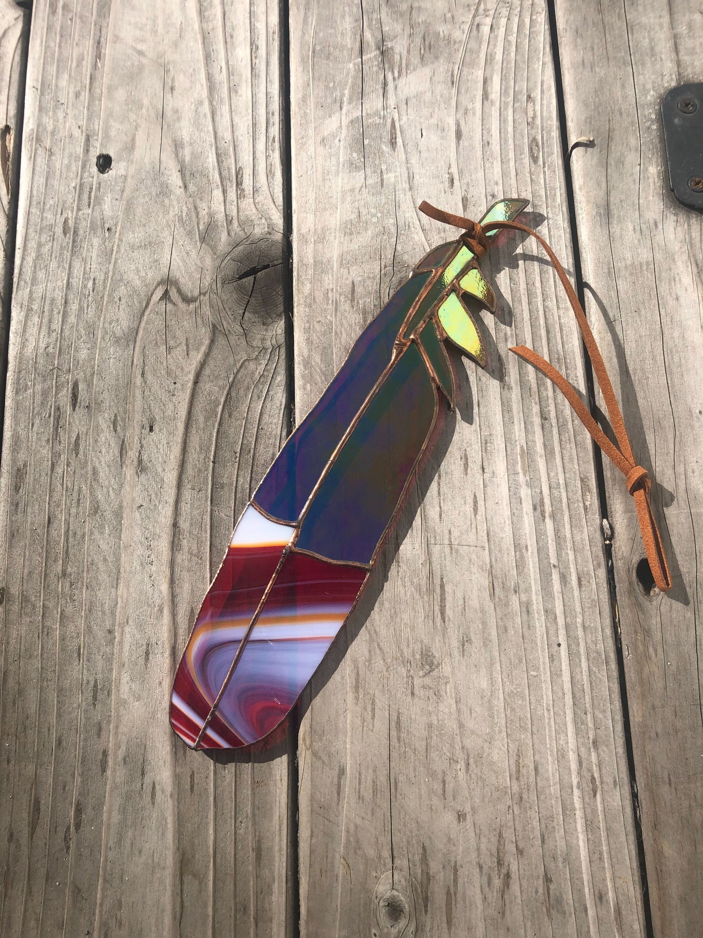 Stained Glass Art | The Feather