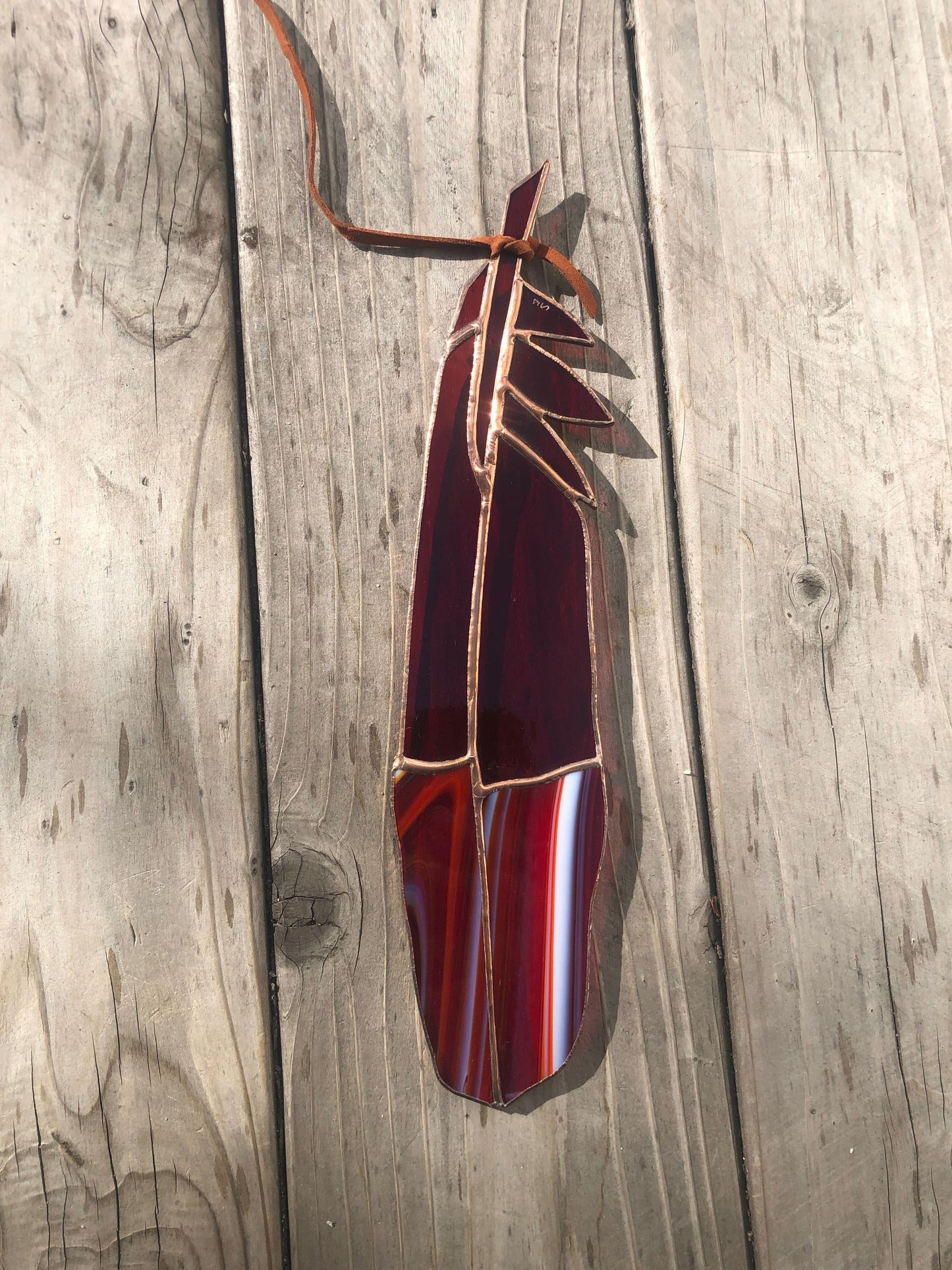 Stained Glass Art | The Feather