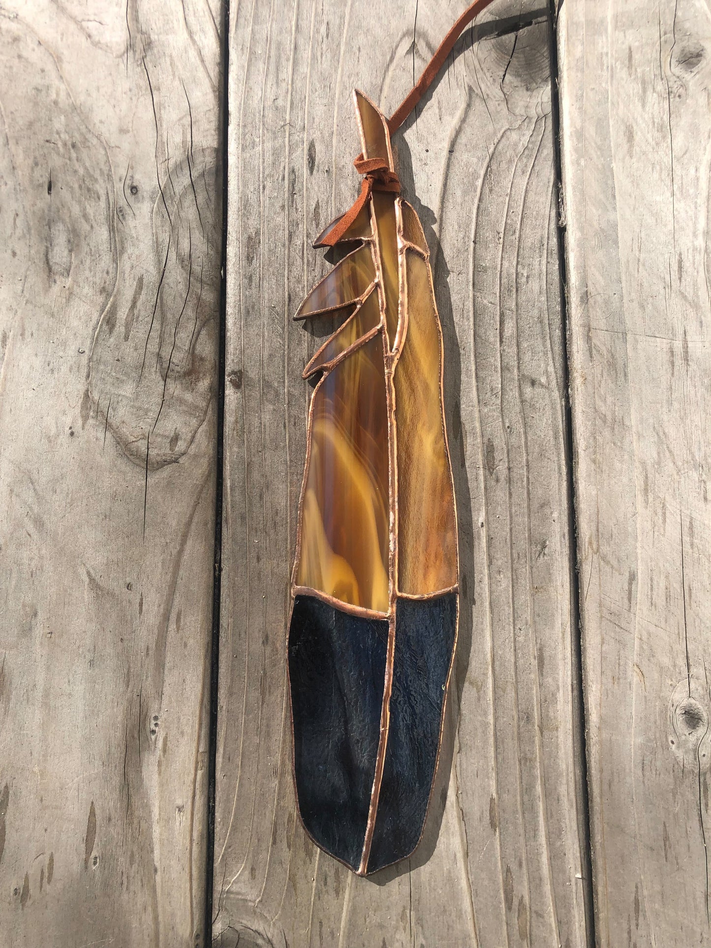 Stained Glass Art | The Feather