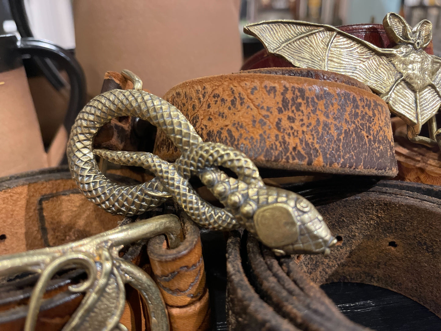 Reclaimed Metal Belt | Infinity Snake