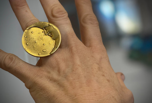Moon and Stars Ring